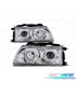 FAROS OJOS ANGEL PARA HONDA CRX 90-92 CROMADOS