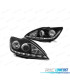 FAROS FORD FOCUS MK2 08-10 OJOS ANGEL CCFL NEGROS
