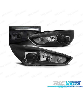 FAROS TRU DRL PARA FORD FOCUS MK3 14-18 NEGROS LED OEM