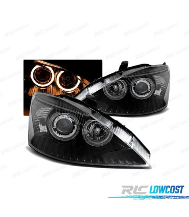 FAROS FORD FOCUS I 98-01 OJOS ANGEL NEGROS