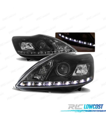 FAROS DAYLIGHT FORD FOCUS II RESTYLING 08-10 CROMADOS REGULACION MANUAL