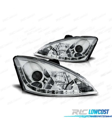 FAROS DAYLIGHT FORD FOCUS 1 98-01 CROMADOS
