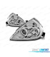 FAROS OJOS ANGEL PARA FORD KA 96-08 CROMADOS