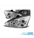 FAROS PARA FORD FOCUS I FACELIFT 01-04 OJOS ANGEL CROMO