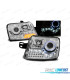 FAROS LUZ DIURNA INTERMITENTE LED PARA FIAT PANDA 03- CROMADOS
