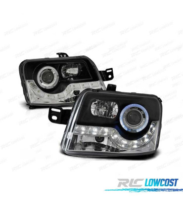 FAROS DAYLIGHT PARA FIAT PANDA 03-09 NEGROS