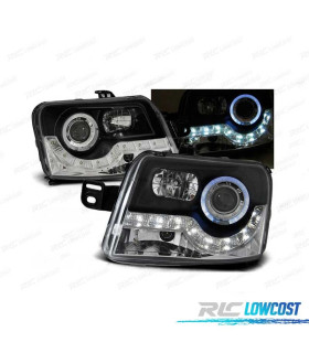 FAROS DAYLIGHT PARA FIAT PANDA 03-09 NEGROS