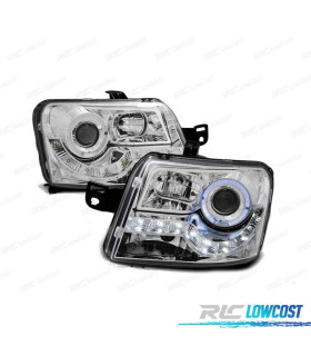 FAROS LUZ DIURNA FIAT PANDA 03- CROMADOS