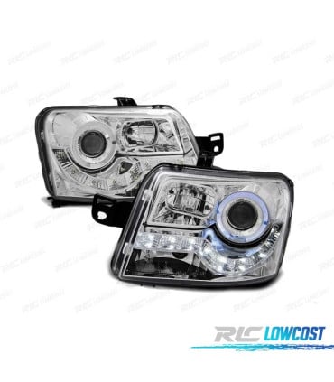 FAROS LUZ DIURNA FIAT PANDA 03- CROMADOS