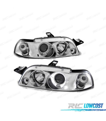 FAROS OJOS ANGEL FIAT PUNTO 93-99 CROMADOS