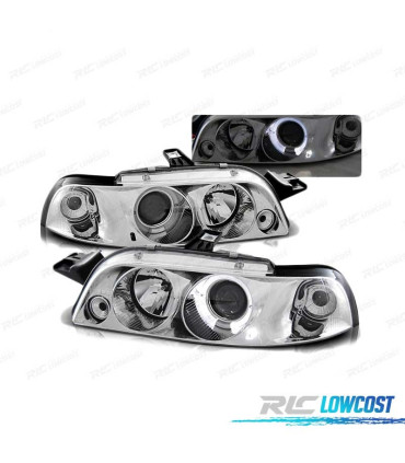 FAROS OJOS ANGEL FIAT PUNTO 93-99 CROMADOS