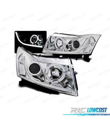 FAROS LUZ DIURNA CHEVROLET CRUZE 09-12 TUBE LIGHT CROMADO