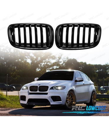 PARRILLAS BMW X5 E70 X6 E71 07-14 LOOK M PERFORMANCE NEGRO BRILLO