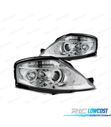 FAROS CITROEN C3 02-09 OJOS ANGEL CROMADOS