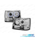 FAROS PARA JEEP GRAND CHEROKEE 93-98 OJOS ANGEL CROMADOS