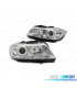 FAROS BMW E90 E91 05-08 OJOS ANGEL 3D U-TYPE CROMADOS