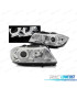 FAROS BMW E90 E91 05-08 OJOS ANGEL 3D U-TYPE CROMADOS