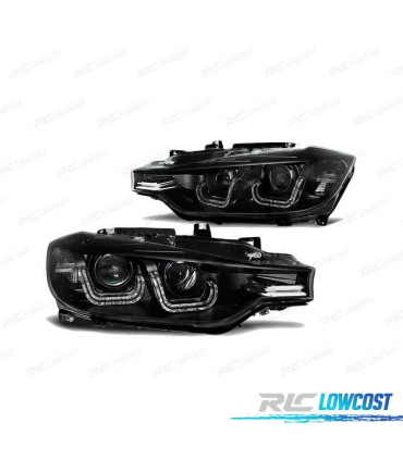 FAROS BMW F30 F31 11-15 LED NEGROS