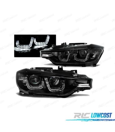FAROS BMW F30 F31 11-15 LED NEGROS