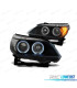FAROS BMW E60 E61 03-07 LED OJOS ANGEL NEGROS