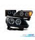 FAROS BMW E60 E61 03-07 LED OJOS ANGEL NEGROS