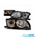 FAROS BMW E46 01-03 OJOS ANGEL COUPE CABRIO CROMADOS