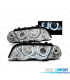 FAROS BMW E46 98-01 OJOS ANGEL CCFL CROMADOS