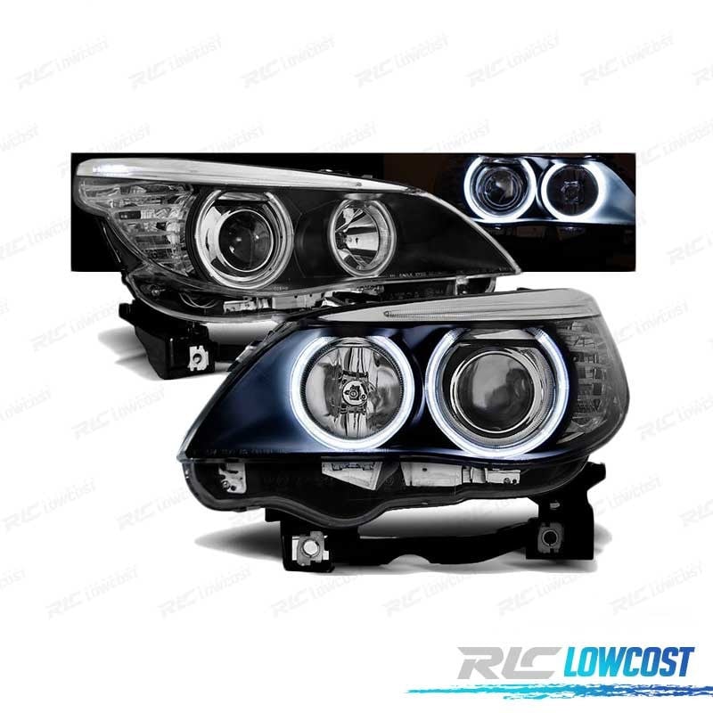 FAROS CON OJOS DE ANGEL PARA BMW E46 (01-05) LIMOUSINE/TOURING, H7