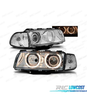 FAROS OJOS ANGEL BMW E38 94-98 H7 H7 CROMADOS