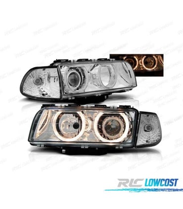 FAROS OJOS ANGEL BMW E38 94-98 H7 H7 CROMADOS