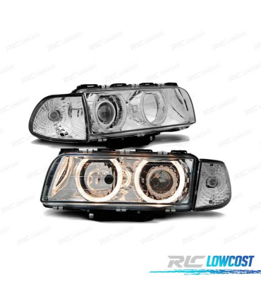 FAROS OJOS ANGEL BMW E38 94-98 H7 H7 CROMADOS
