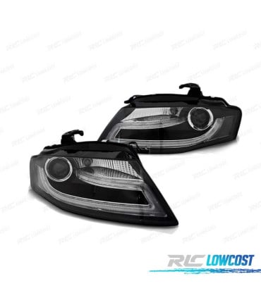 FAROS AUDI A4 B8 08-11 TRU DRL NEGROS APTOS XENON ORIGEN