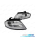 FAROS LED AUDI A4 B8 08-11 TRU DRL CROMADOS APTOS XENON ORIGEN