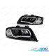 FAROS AUDI A6 97-01 TRU DRL NEGROS