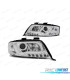 FAROS AUDI A6 97-01 TRU DRL CROMADOS