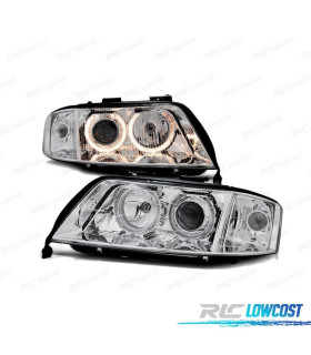 FAROS OJOS ANGEL AUDI A6 01-04 OJOS ANGEL CROMADOS
