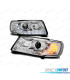 FAROS AUDI 100 C4 90-94 DAYLIGHT INTERMITENTE LED CROMADO