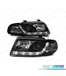FAROS AUDI A4 B5 99-00 DAYLIGHT NEGROS