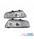 FAROS AUDI A4 B5 99-00 OJOS ANGEL + LED CROMADOS