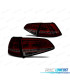 PILOTOS PARA VOLKSWAGEN VW GOLF 7 12-17 LOOK GTI ROJO CROMO AHUMADO