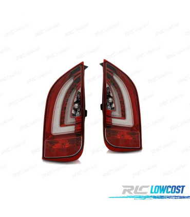 PILOTOS PARA VOLKSWAGEN VW UP! 11- SKODA CITIGO 11- LED BAR ROJO CLARO