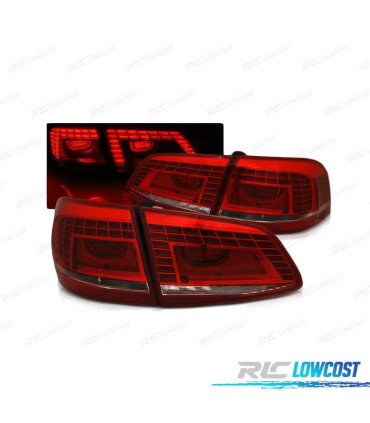 PILOTOS VOLKSWAGEN VW PASSAT B7 VARIANT 10-14 LED ROJO CLARO