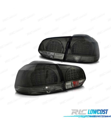 PILOTOS LED PARA VOLKSWAGEN VW GOLF 6 08-12 AHUMADO LED