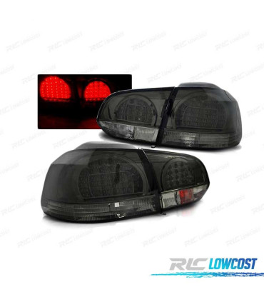PILOTOS LED PARA VOLKSWAGEN VW GOLF 6 08-12 AHUMADO LED