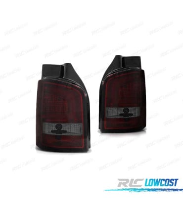 PILOTOS PARA VOLKSWAGEN VW T5 10-15 1P LED BAR ROJO AHUMADO