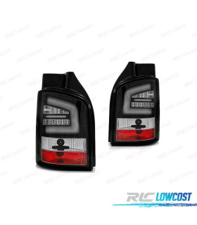 PILOTOS PARA VOLKSWAGEN VW T5 10-15 1P LED BAR NEGROS