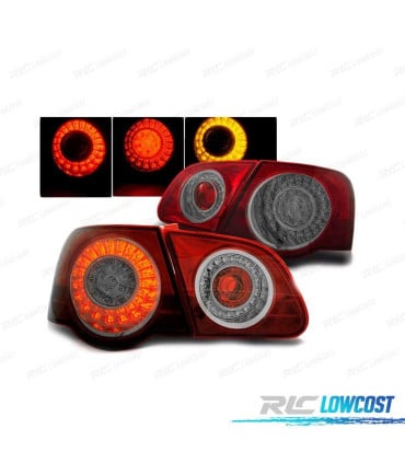 PILOTOS VOLKSWAGEN VW PASSAT B6 3C LIMOUSINE 05-10 LED ROJO AHUMADO