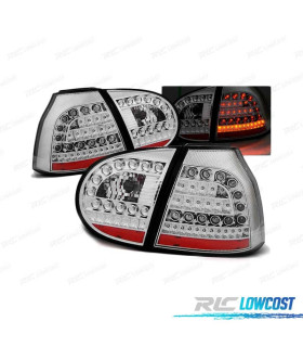 PILOTOS LED PARA VOLKSWAGEN VW GOLF 5 03-09 CROMADO LED