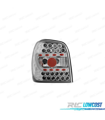 PILOTOS LED PARA VOLKSWAGEN VW POLO 6N 94-99 CROMADO LED