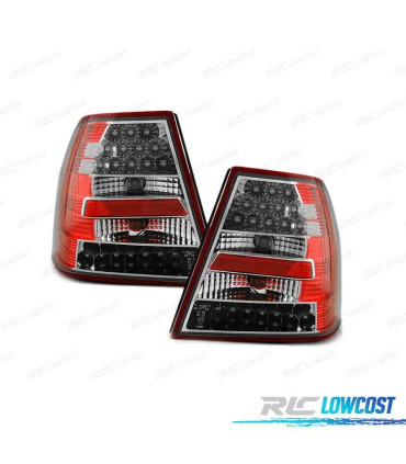 PILOTOS LED PARA VOLKSWAGEN VW BORA 98-05 ROJO BLANCO LED